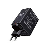 Dual Charger: Fast Charging Double Retractable Cable Travel Charger