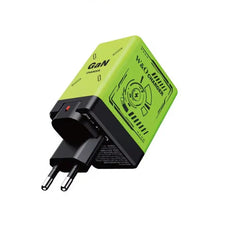 Dual Charger: Fast Charging Double Retractable Cable Travel Charger